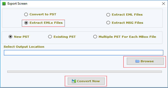 MBOX to EMLX Export Steps