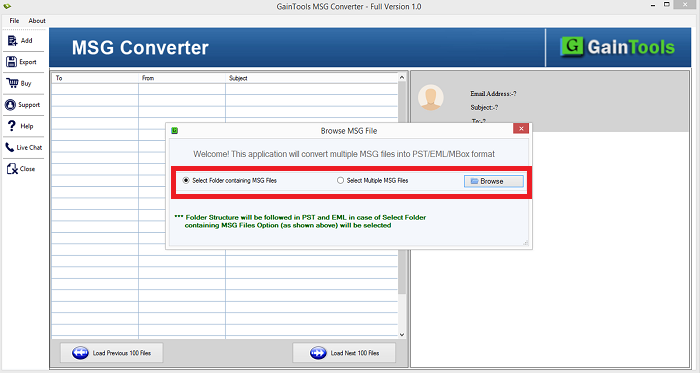 Software Screenshot 1